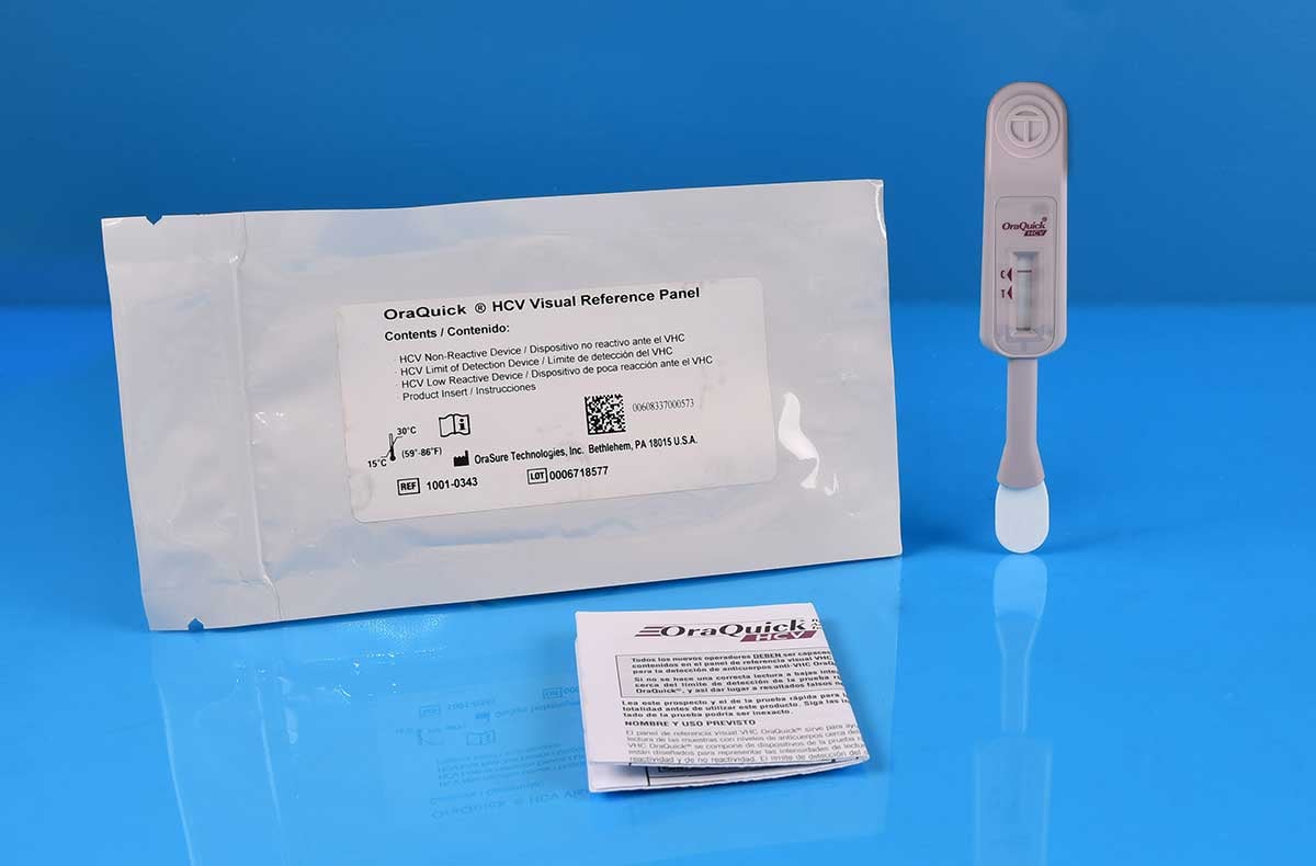 SAMPLE Oraquick® HCV Visual Reference Panel
