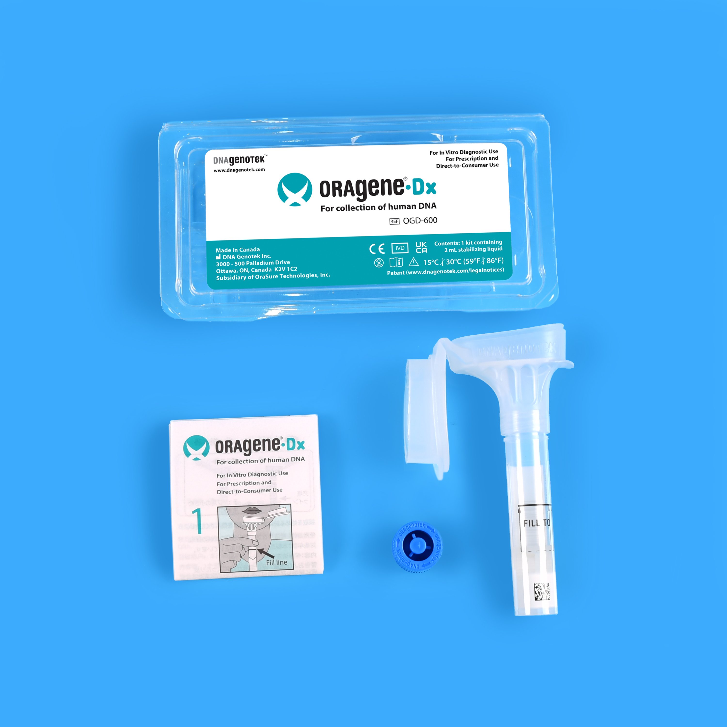 Oragene™•Dx saliva collection device