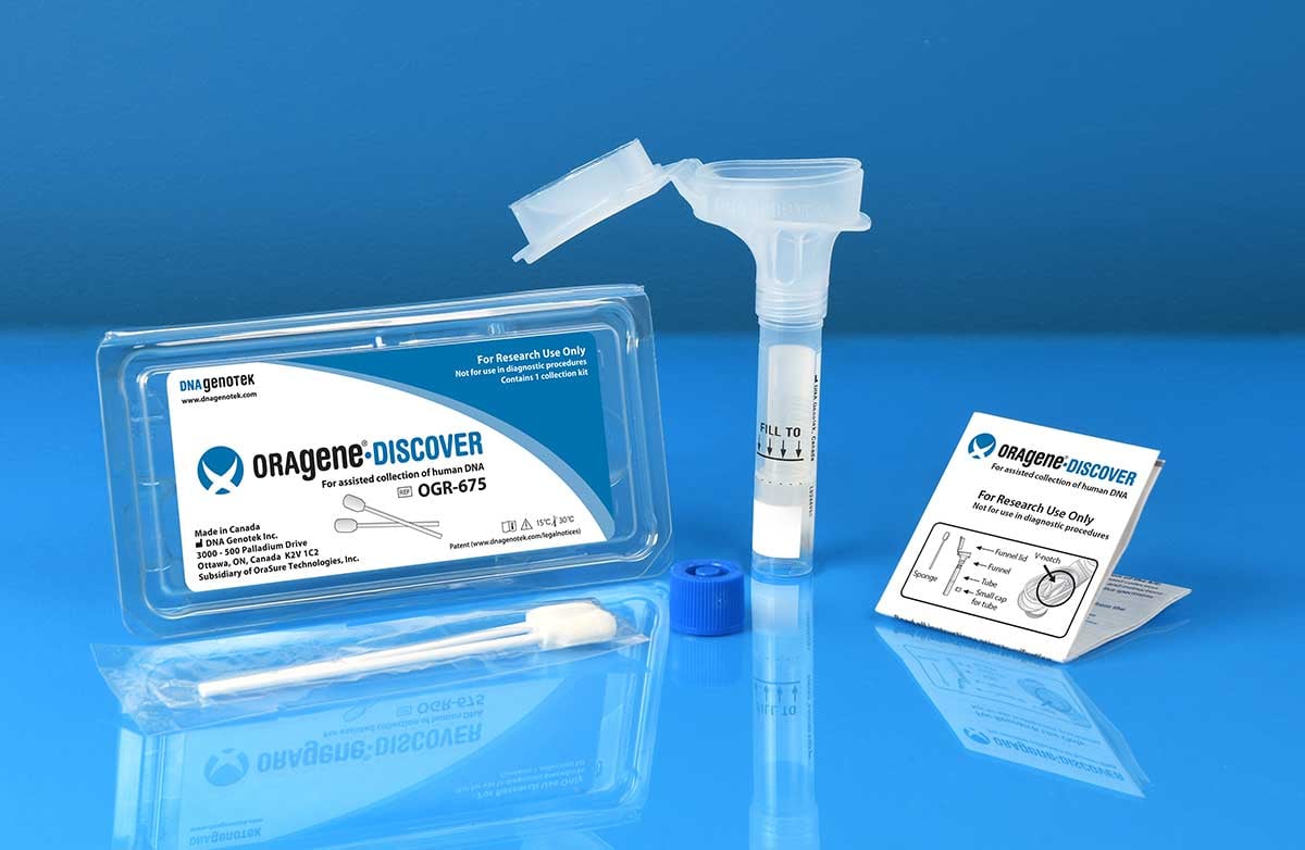 Oragene™•DISCOVER saliva collection device